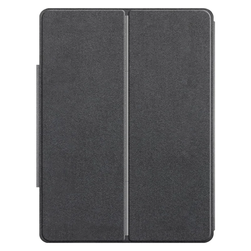 For Oppo Pad 5 Pro Leather Case + Touchpad Bluetooth-Compatible Keyboard (without Backlit) - Black