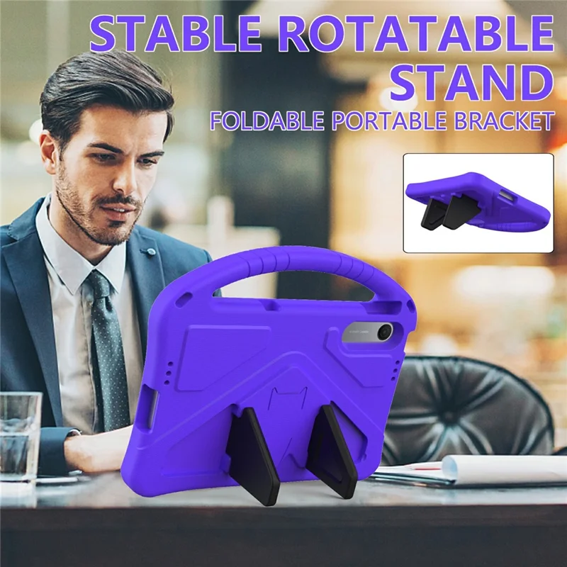 Voor Xiaomi Redmi Pad 2 9,7 / Pad 2 SE Hoesje EVA Tabletcover met Handvat Standaard Kindvriendelijk - Paars