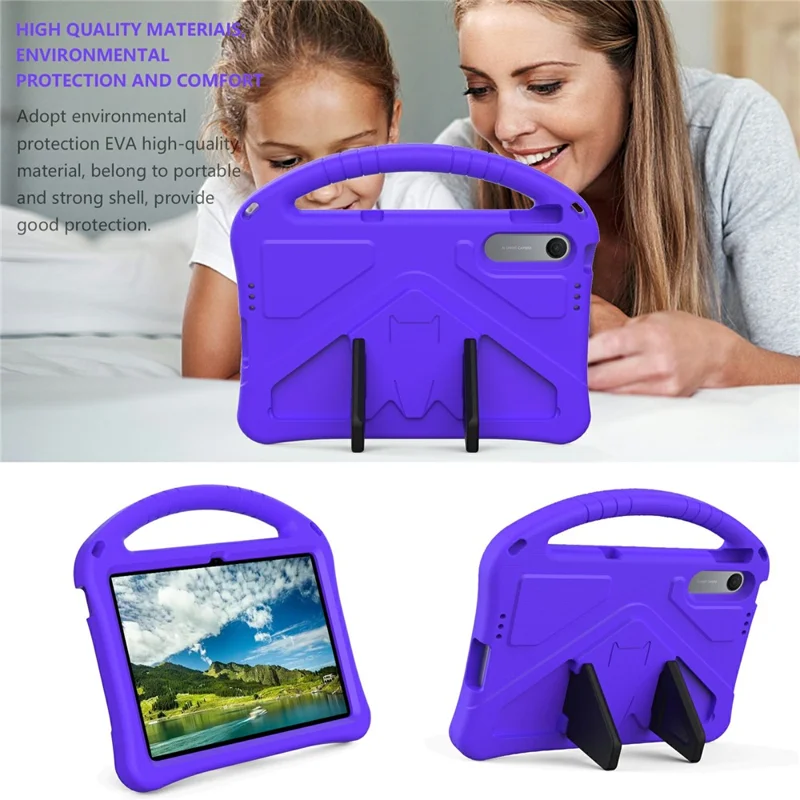 Voor Xiaomi Redmi Pad 2 9,7 / Pad 2 SE Hoesje EVA Tabletcover met Handvat Standaard Kindvriendelijk - Paars