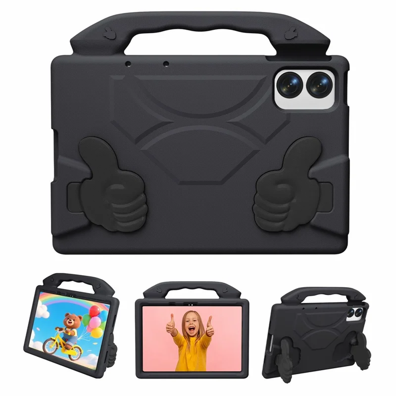 EVA-Tablet-Hülle für Xiaomi Poco Pad M1 / Redmi Pad 2 Pro / Pad Pro / Pad Pro 5G / Honor Pad 10 / Pad V8 Pro / Lenovo Idea Tab Plus - Schwarz