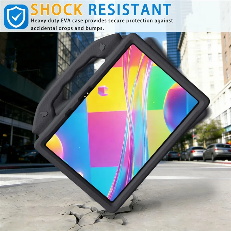 EVA-Tablet-Hülle für Xiaomi Poco Pad M1 / Redmi Pad 2 Pro / Pad Pro / Pad Pro 5G / Honor Pad 10 / Pad V8 Pro / Lenovo Idea Tab Plus - Schwarz