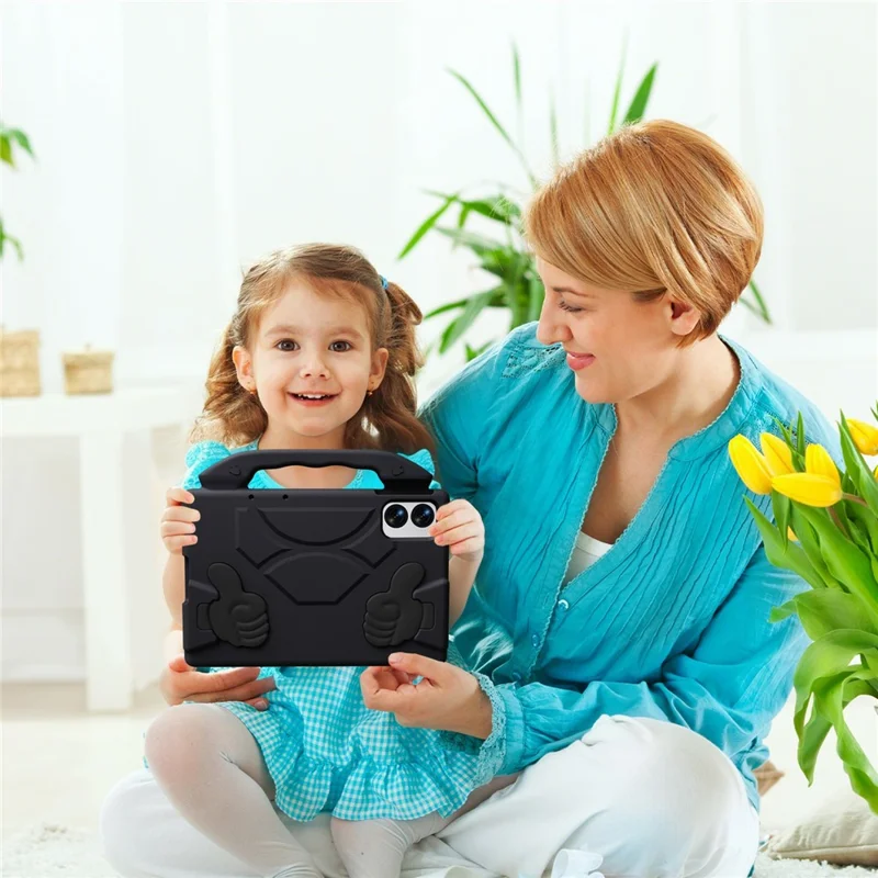 EVA-Tablet-Hülle für Xiaomi Poco Pad M1 / Redmi Pad 2 Pro / Pad Pro / Pad Pro 5G / Honor Pad 10 / Pad V8 Pro / Lenovo Idea Tab Plus - Schwarz
