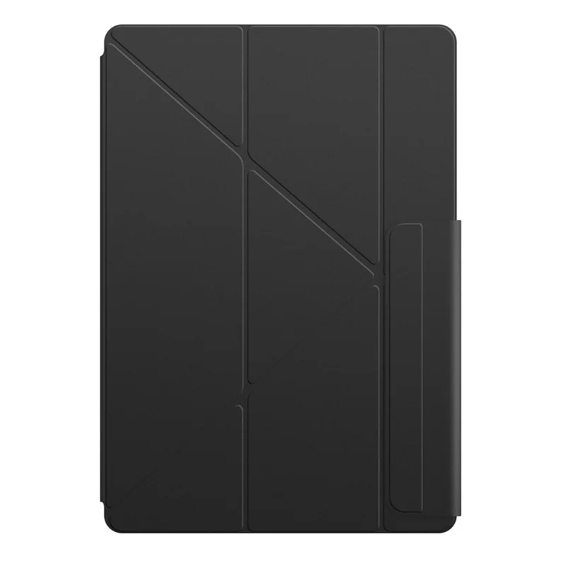 Für Lenovo Legion Y900 Ledertasche Origami-Ständer magnetische Tablet-Hülle - Schwarz