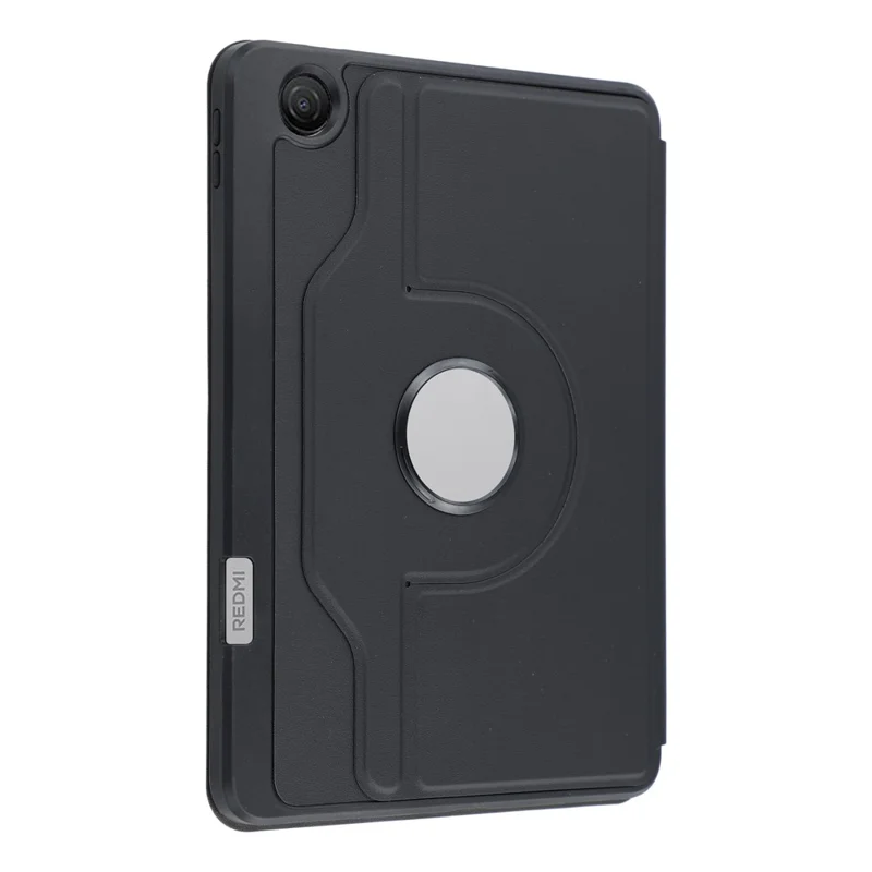 For Xiaomi Redmi Pad 2 SE Case Stand Leather Tablet Cover - Black