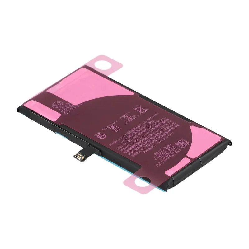 Batería para iPhone 12 mini + Adhesivo para Batería, Pieza de Repuesto 2520 mAh, Alta Capacidad, Compatible con las Últimas Pruebas del Sistema (Sin Logotipo)