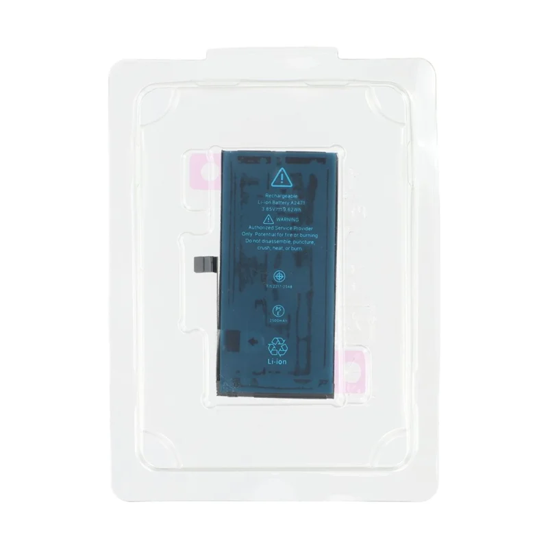 Batería para iPhone 12 mini + Adhesivo para Batería, Pieza de Repuesto 2520 mAh, Alta Capacidad, Compatible con las Últimas Pruebas del Sistema (Sin Logotipo)