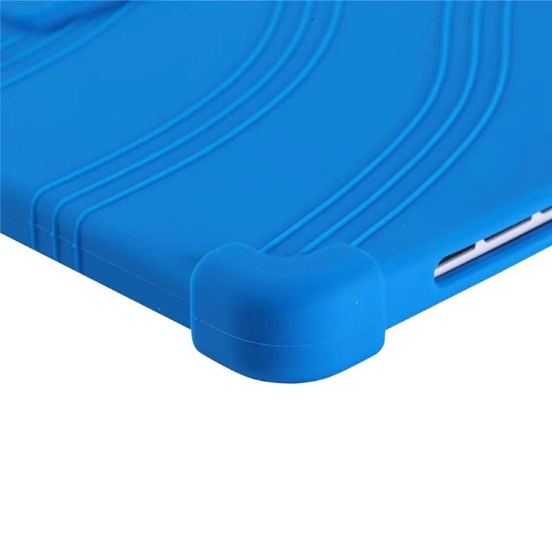 For Lenovo Legion Y900 Tablet Case Adjustable Kickstand Silicone Tablet Protective Cover - Dark Blue
