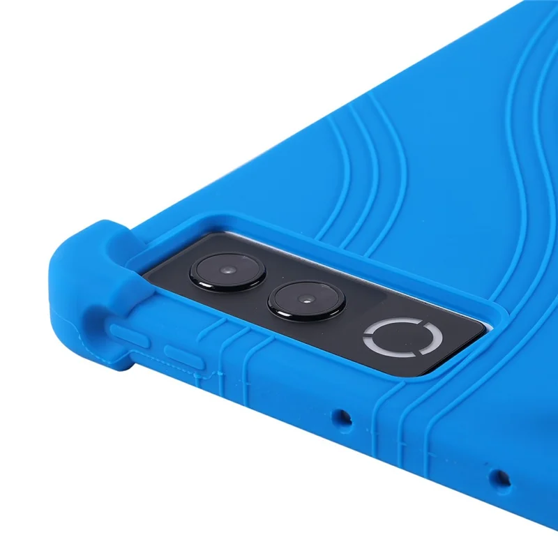 For Lenovo Legion Y900 Tablet Case Adjustable Kickstand Silicone Tablet Protective Cover - Dark Blue