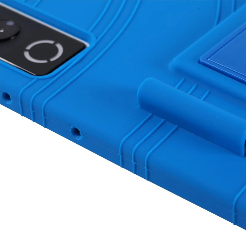 For Lenovo Legion Y900 Tablet Case Adjustable Kickstand Silicone Tablet Protective Cover - Dark Blue