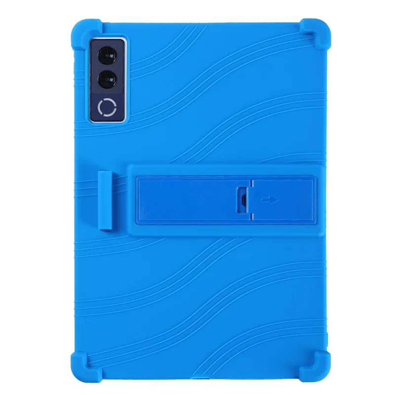For Lenovo Legion Y900 Tablet Case Adjustable Kickstand Silicone Tablet Protective Cover - Dark Blue