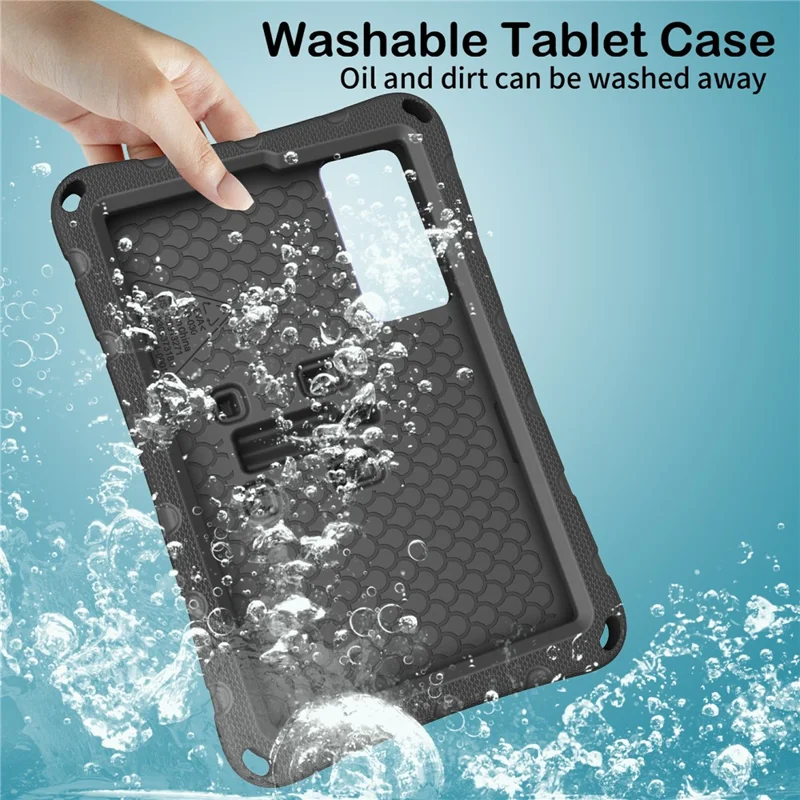 For Lenovo Legion Y700 (Gen 5) / Y700 Gen 4 Case Butterfly Kickstand EVA Tablet Cover with Shoulder Strap - Black