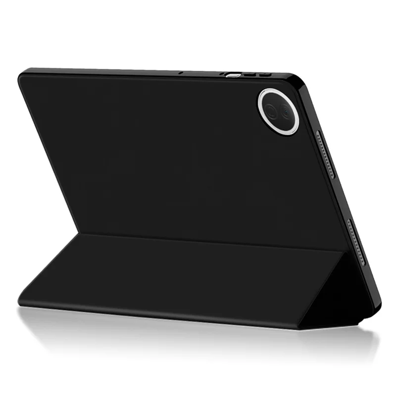 Чехол для Honor Pad 20 из искусственной кожи и ТПУ с подставкой три в одном - Черный