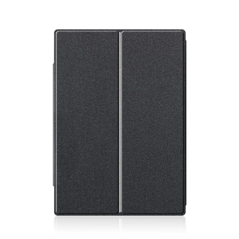 For Lenovo Legion Y900 Leather Case + Touchpad Bluetooth-Compatible Keyboard (without Backlit) - Black