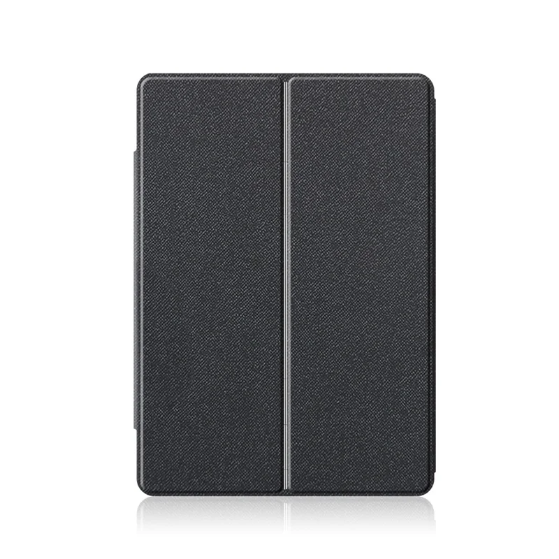 For Oppo Pad 6 Leather Case + Touchpad Bluetooth-Compatible Keyboard (without Backlit) - Black