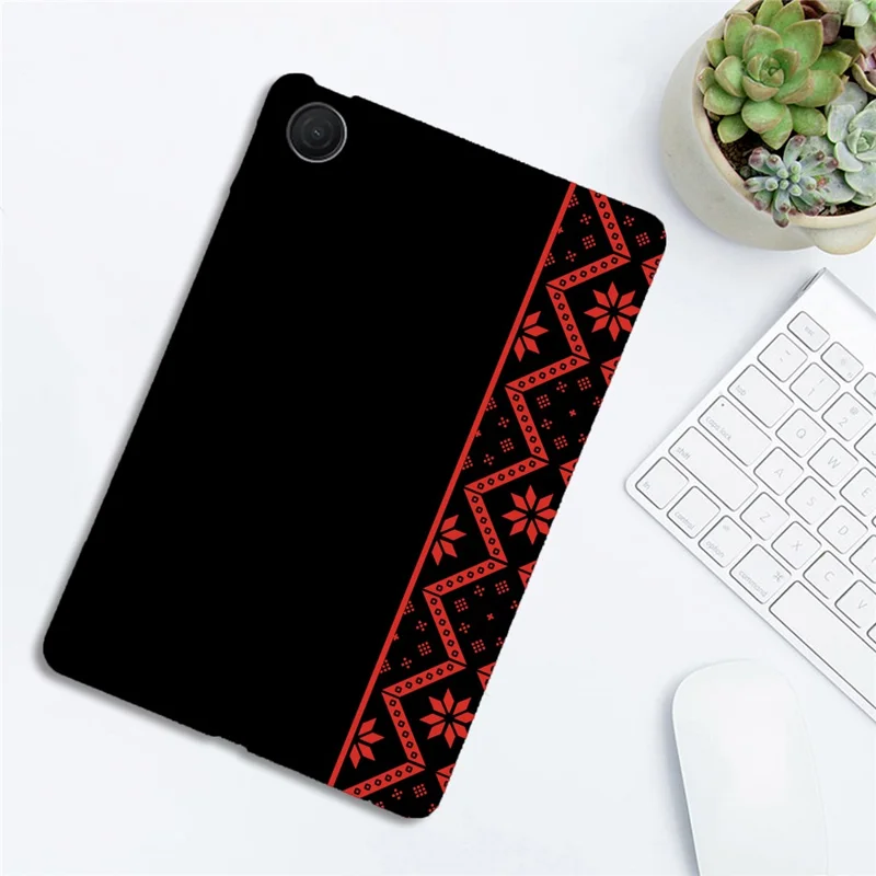 För Xiaomi Redmi Pad 2 SE / Pad 2 9,7 tum Skal Med Tryckt Mönstersmjuk TPU-tablettskalskydd - Rött etniskt mönster
