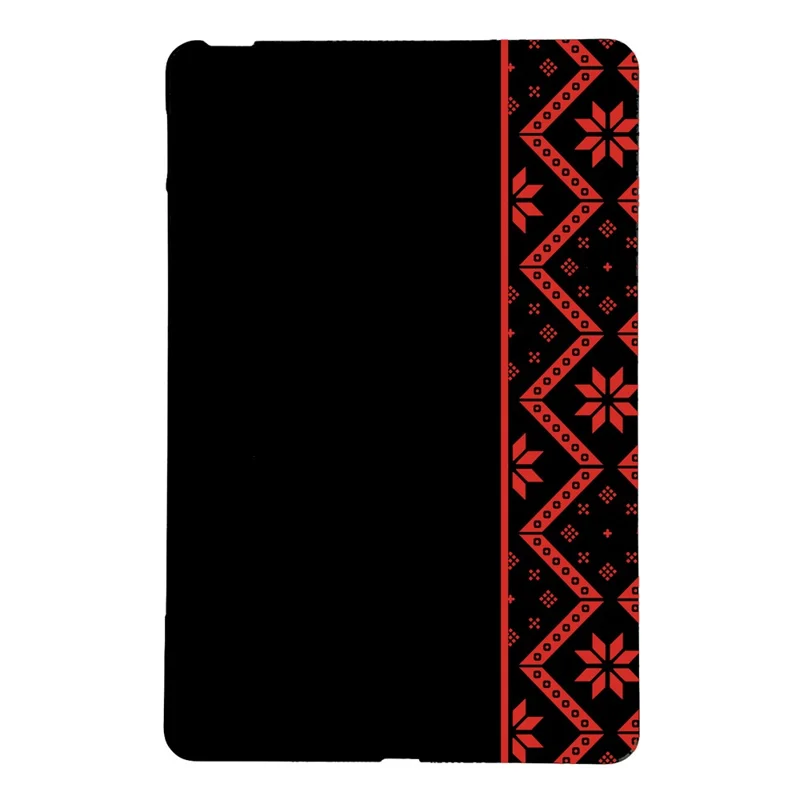 For Amazon Kindle Paperwhite (2024) Case Pattern Printing Soft TPU Tablet Cover - Red Ethnic Pattern