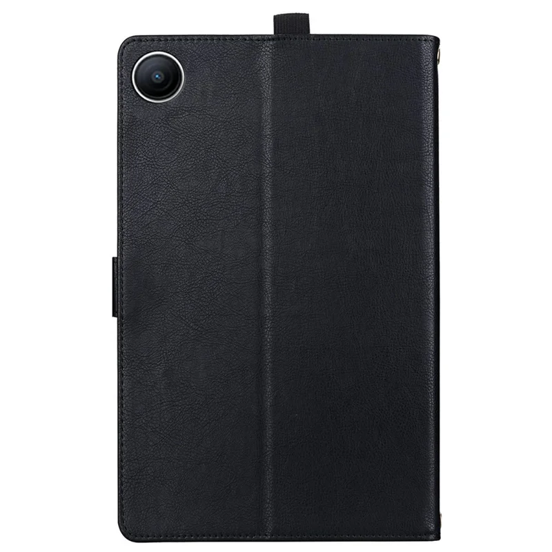 For Xiaomi Redmi Pad 2 SE  /  Pad 2 9.7  /  Poco Pad C1 Case Front Pocket Business Leather Tablet Cover with Card Holder Stand - Black