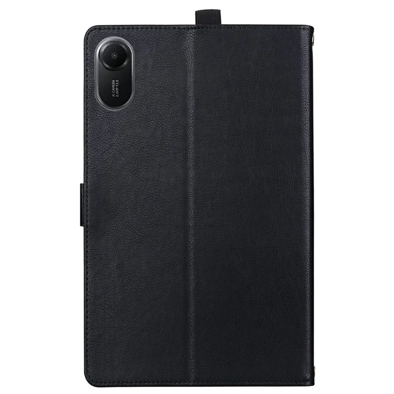 For Xiaomi Redmi Pad 2 11  /  Pad 2 Pro Case Front Pocket Business Leather Tablet Cover with Card Holder Stand - Black
