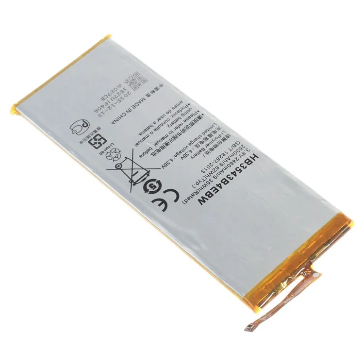 For Huawei Ascend P7 3.85V 2460mAh Rechargeable Li-ion Battery Part (Encode: HB3543B4EBW) (without Logo)