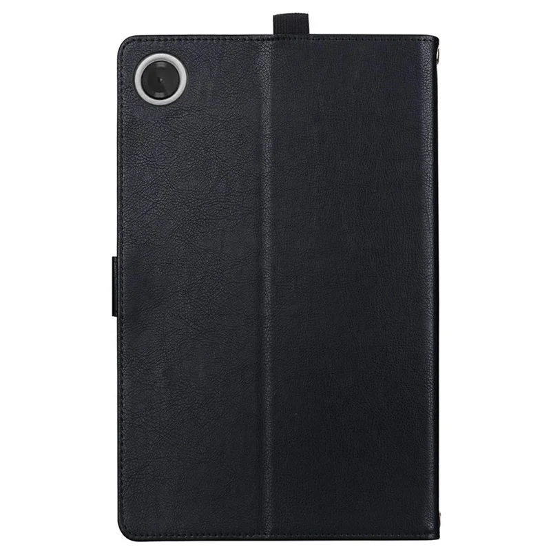 Étui pour Lenovo K9 / Tab K9 avec pochette avant, étui en cuir d'affaires pour tablette avec porte-cartes et support - Noir