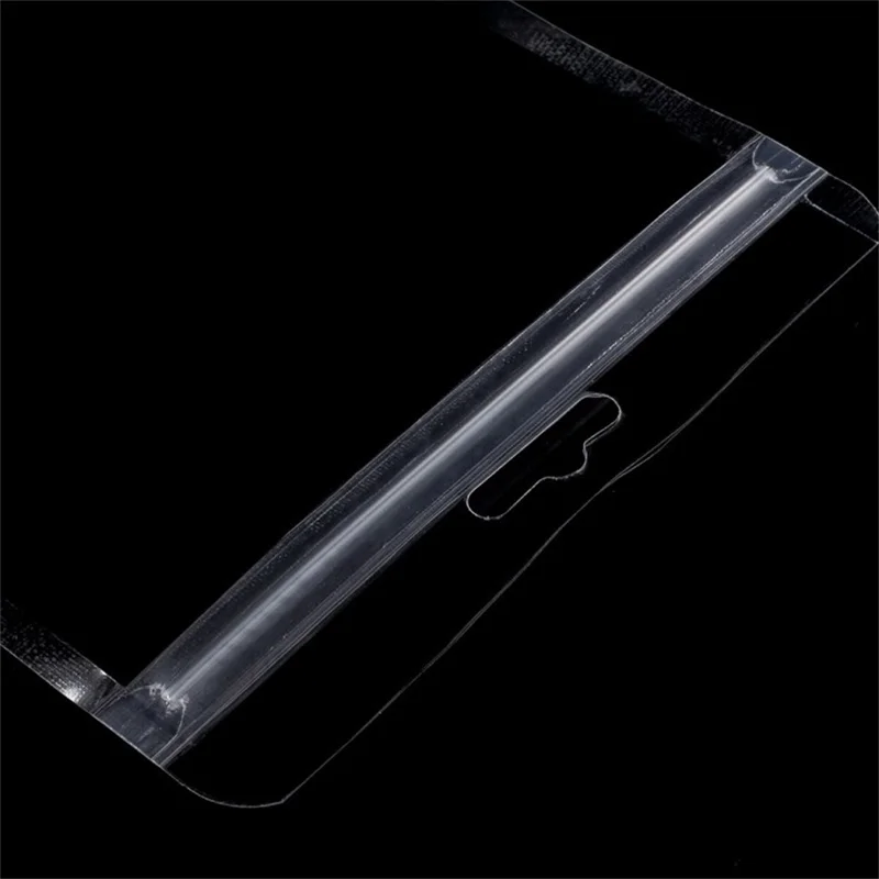 100Pcs 23 x 13.5cm Clear Self Sealing Bags Packaging Bags with Hang Hole for Phone Case