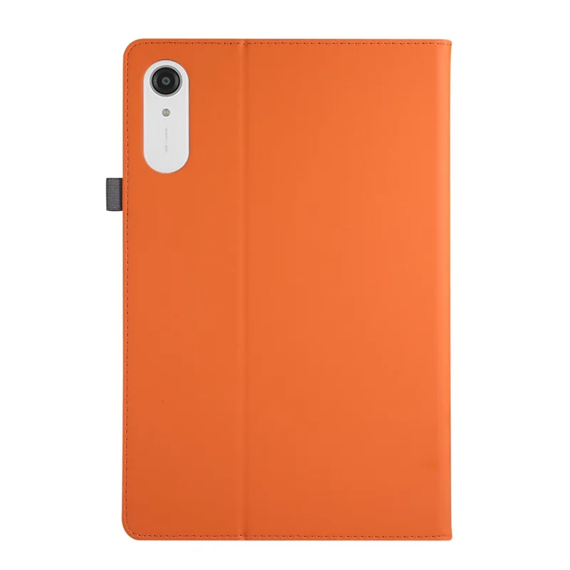 Tablet-Hülle für Lenovo Idea Tab Pro Gen 2 mit faltbarem Ständer aus Leder und Handgelenkband - Orange