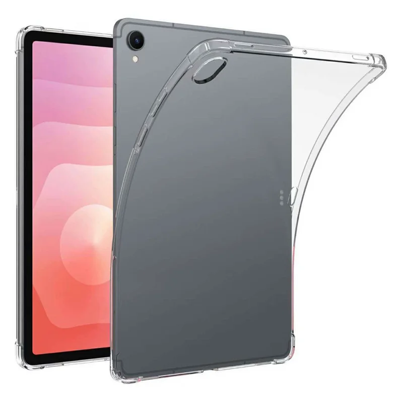Funda para Samsung Galaxy Tab S12+, funda transparente de TPU clara resistente a impactos en las cuatro esquinas