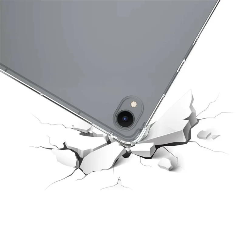 Funda para Samsung Galaxy Tab S12+, funda transparente de TPU clara resistente a impactos en las cuatro esquinas
