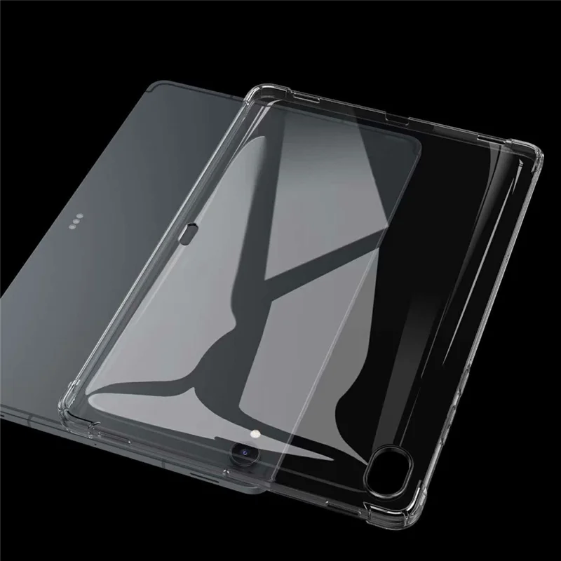 Funda para Samsung Galaxy Tab S12+, funda transparente de TPU clara resistente a impactos en las cuatro esquinas