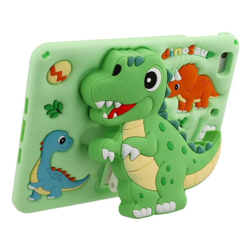 Dinosaur Tablet Case for iPad mini (2019) 7.9 inch / mini 4 / 3 / 2 / Mini , Retractable Kickstand Silicone Cover with Shoulder Strap