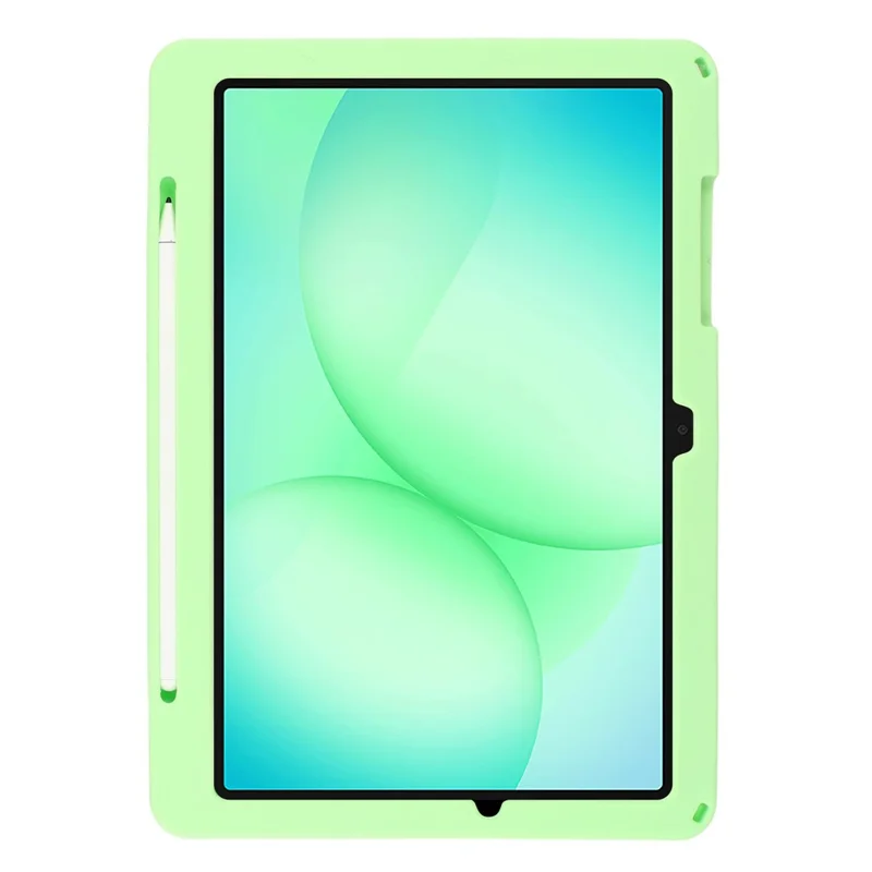 For Samsung Galaxy Tab A11+ / Tab A9+ Case Dinosaur Retractable Kickstand Silicone Tablet Cover with Shoulder Strap