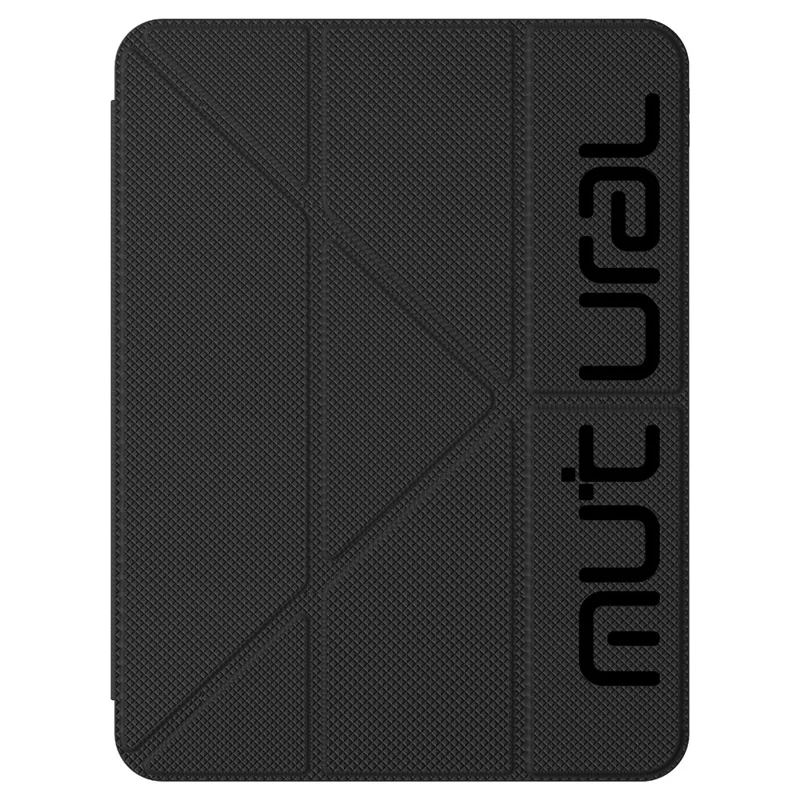 MUTURAL pour iPad Pro 11 iPad Pro 13 (2025) / (2024) Étui en Cuir avec Support Motif à Points et Fente pour Stylet - Noir