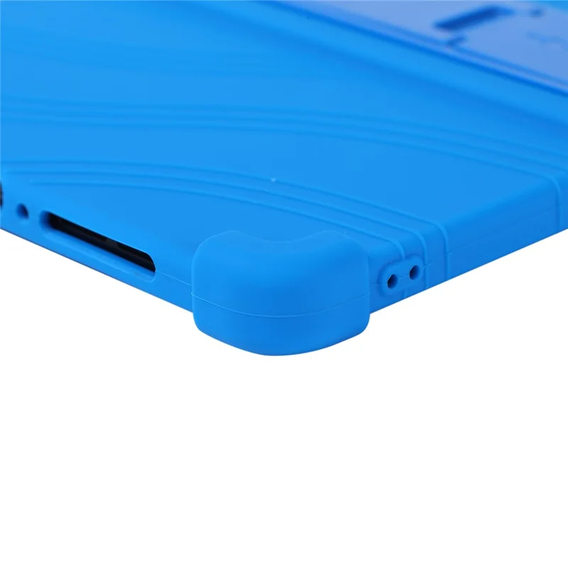 För Lenovo Legion Y900 Tablettfodral Justerbar Ställfot Silikon Skyddsfodral för Tablett - Mörkblå