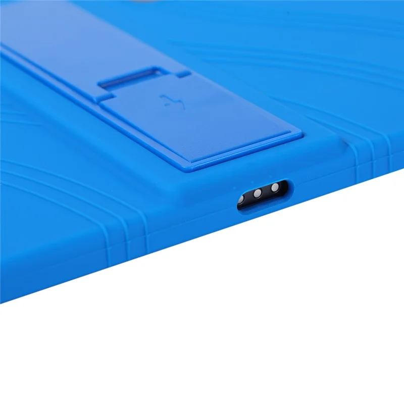 För Lenovo Legion Y900 Tablettfodral Justerbar Ställfot Silikon Skyddsfodral för Tablett - Mörkblå
