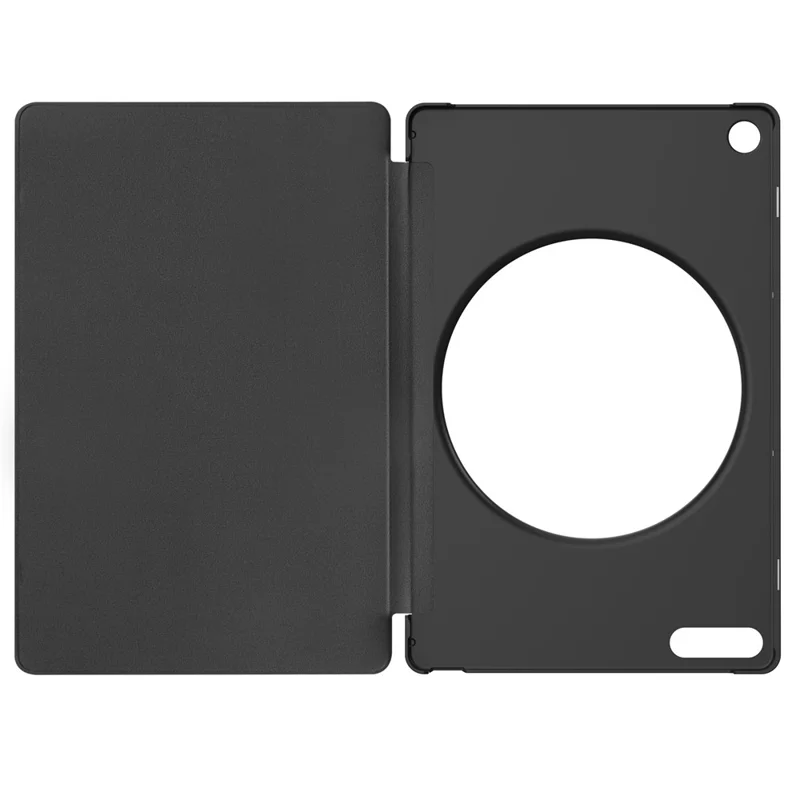 Funda para Lenovo Tab Plus Gen 2, carcasa resistente de cuero PU + TPU, protección contra impactos - Negro