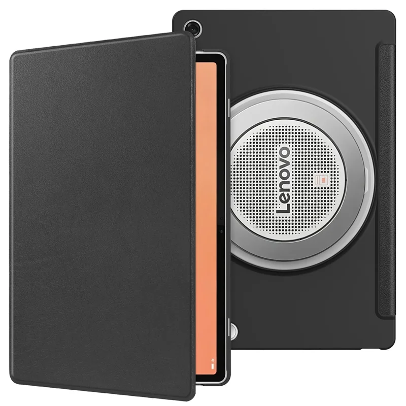 Funda para Lenovo Tab Plus Gen 2, carcasa resistente de cuero PU + TPU, protección contra impactos - Negro