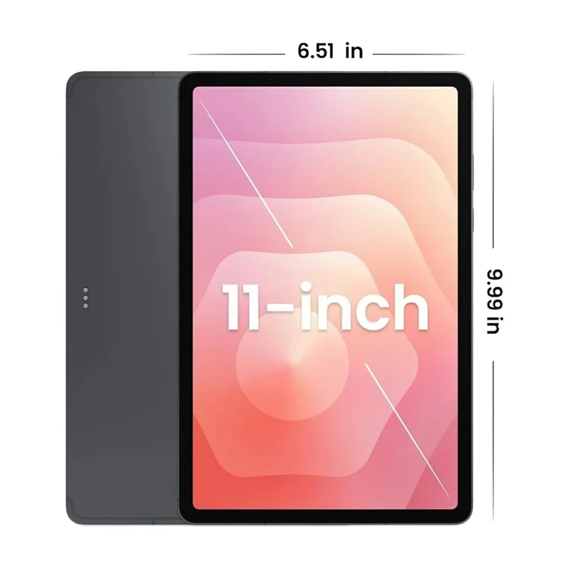 For Samsung Galaxy Tab S11 Case with Hand Grip Kickstand PC + Silicone Tablet Cover - Navy Blue+Black