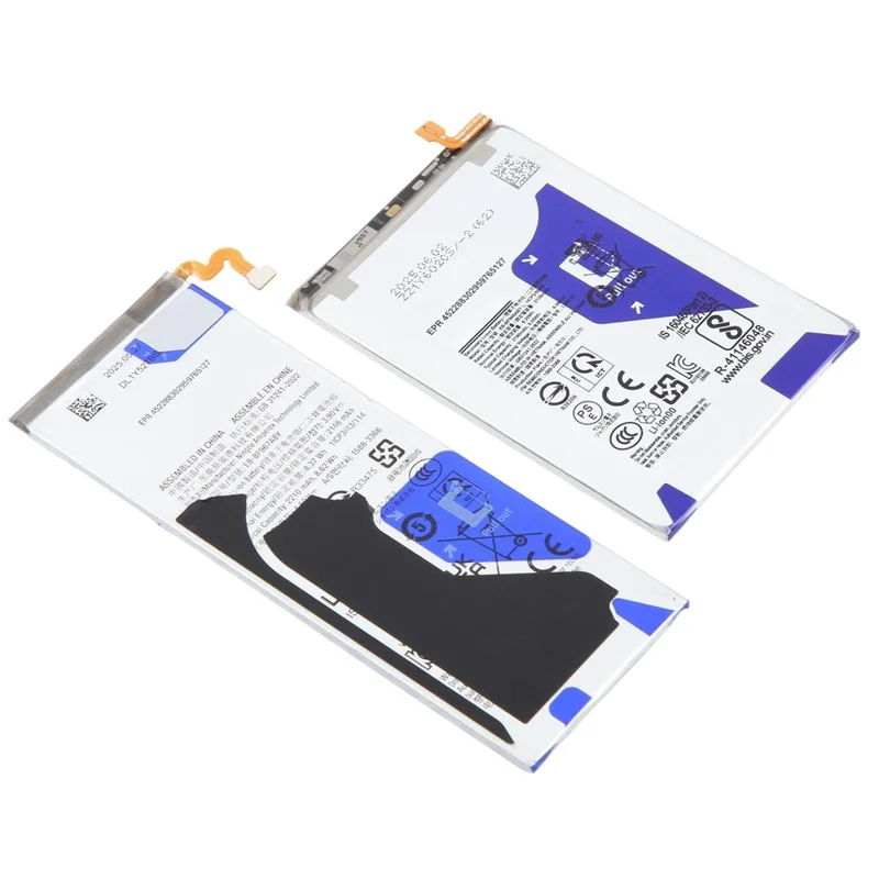 For Samsung Galaxy Z Fold7 5G 3.90V 4336mAh Li-Polymer Battery Assembly Part (Without Logo) (Encode: EB-BF966ABY + EB-BF967ABY)