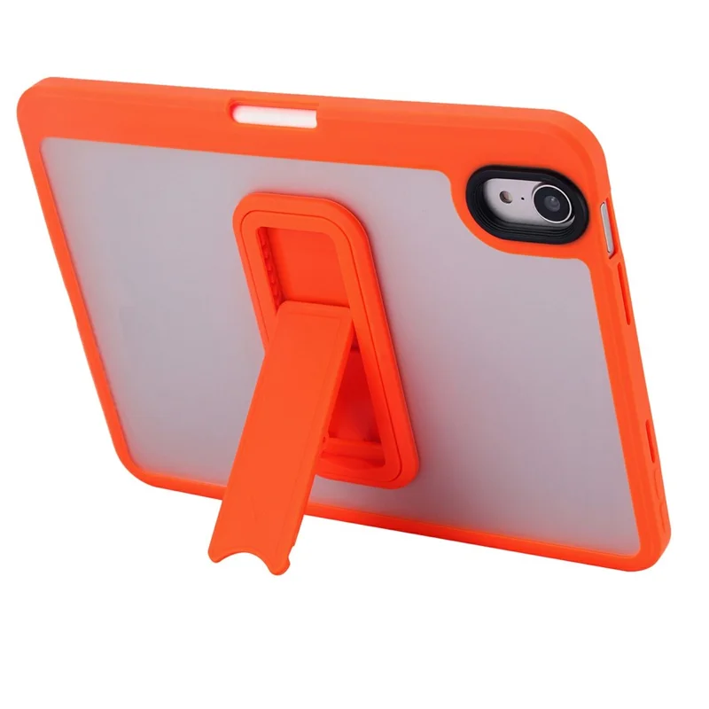 Til iPad mini (2024) / (2021) Taske med Pencil Holder og Støttefod PC-tabletdekning - Orange
