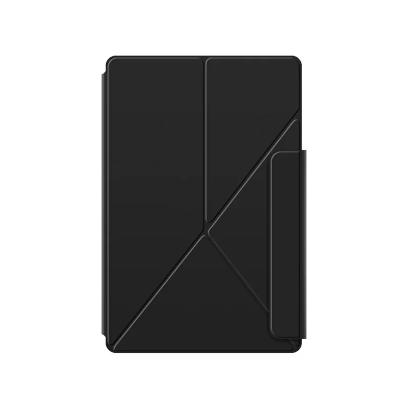 For Huawei MatePad Pro 12 (2026) Leather Case Origami Stand Magnetic Tablet Cover - Black