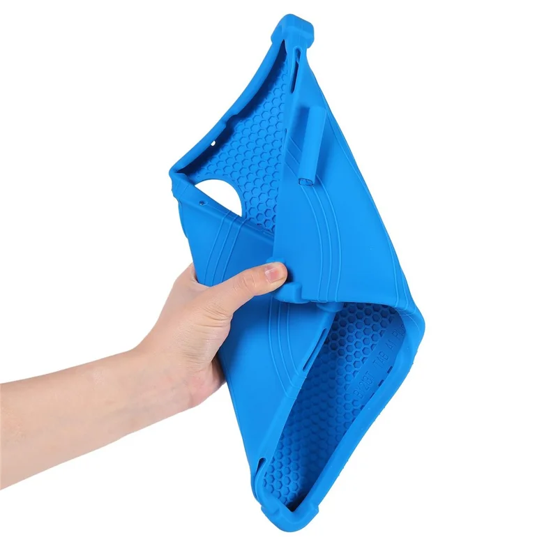 For TCL Tab A1 Plus Tablet Case Adjustable Kickstand Silicone Tablet Protective Cover - Green
