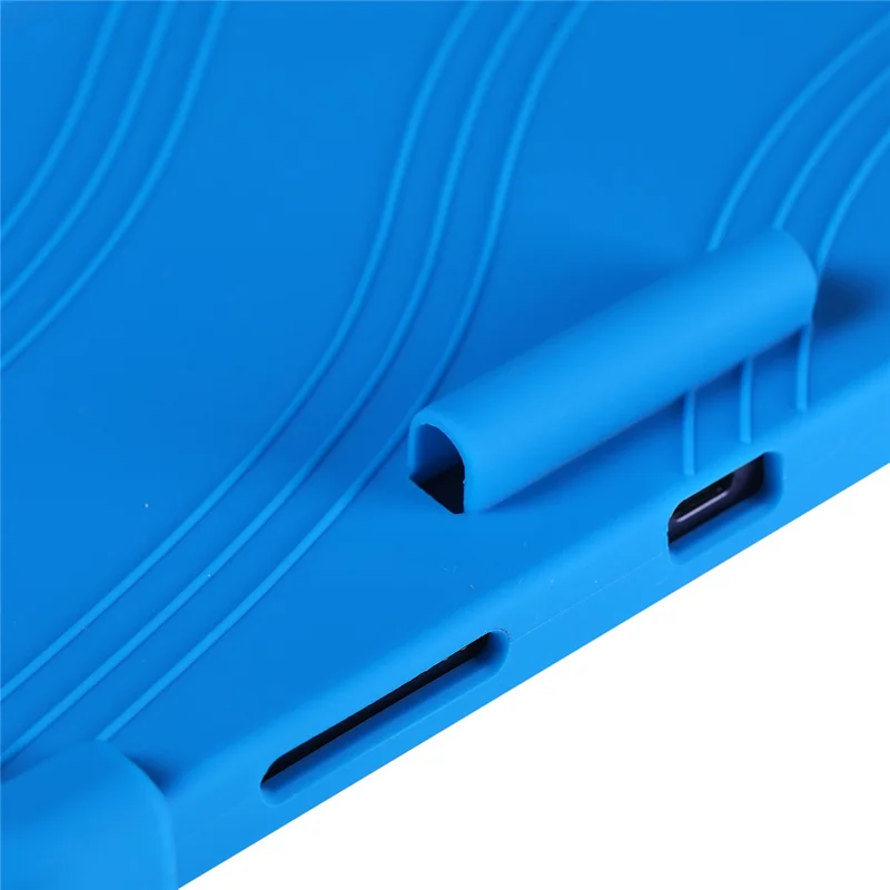 For TCL Tab A1 Plus Tablet Case Adjustable Kickstand Silicone Tablet Protective Cover - Green