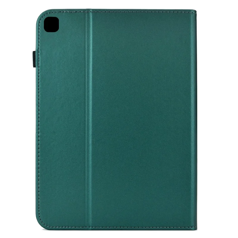 PU Leather Case for iPad 10.2 (2021) / (2020) / (2019) Solid Color Card Holder Stand Tablet Cover - Green