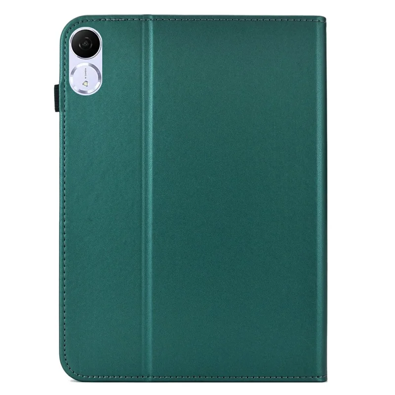 For Honor Pad V9 Case Solid Color PU Leather Card Holder Stand Tablet Cover - Green