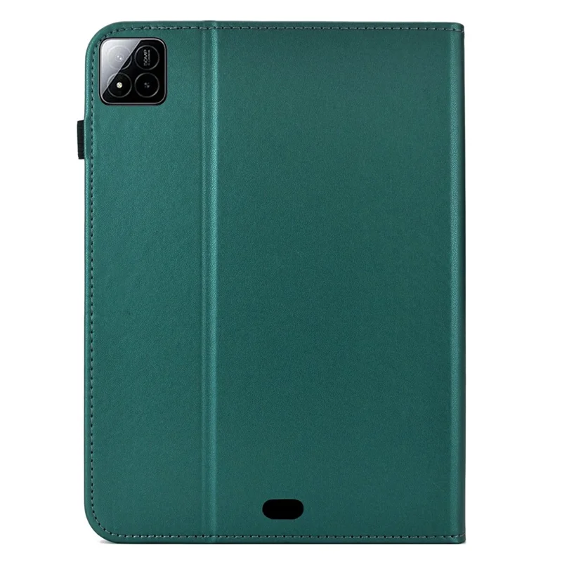 PU Leather Case for Xiaomi Pad 8 / Pad 8 Pro / Pad 7 / Pad 7 Pro Solid Color Card Holder Stand Tablet Cover - Green
