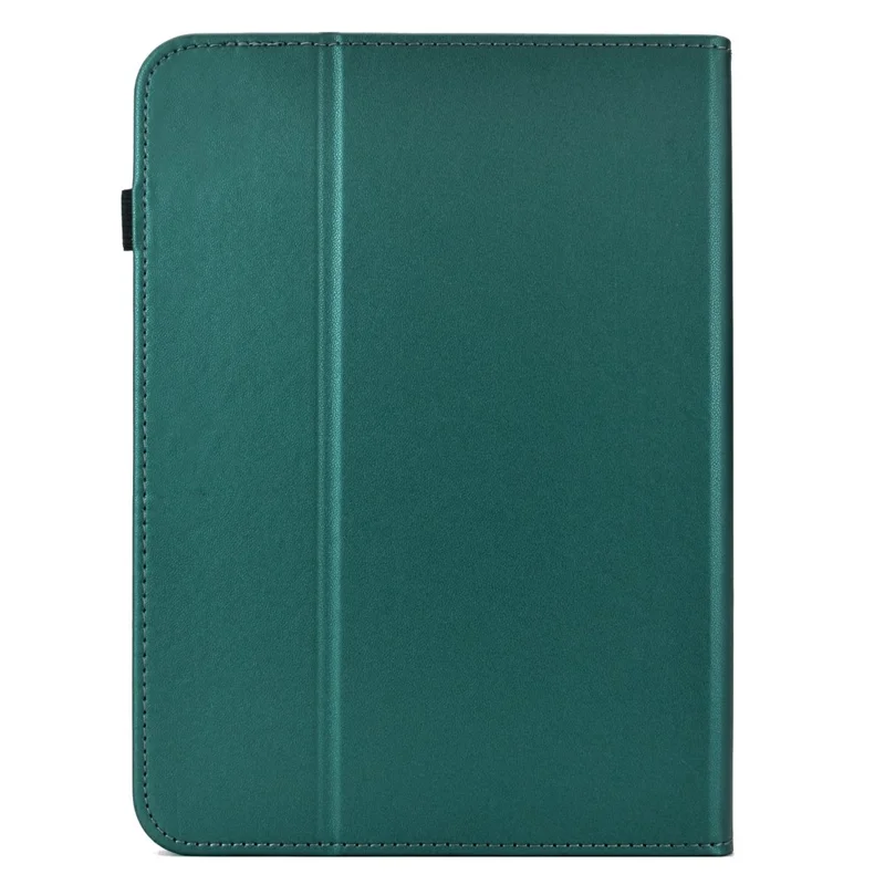 For Amazon Kindle 11th (2024) Case Solid Color PU Leather Card Holder Stand Tablet Cover - Green