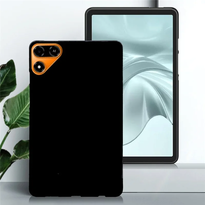 For TECNO Megapad 2 Case Slim Matte TPU Protective Tablet Cover - Black
