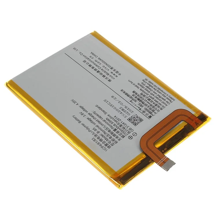 For vivo Y51 (2015) 3.85V 2350mAh Rechargeable Li-ion Battery Replacement Part (Encode: B-95) (without Logo)