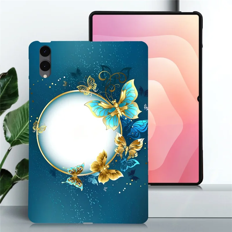 Etui TPU z nadrukiem wzoru na Samsung Galaxy Tab S12+ - Cienka osłona ochronna na tablet - Wianek motyli