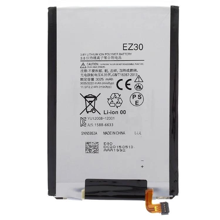 Für Motorola Nexus 6 XT1115 XT1100 3.85V 3025mah Wiederaufladbare Li-ionen-batterie-ersatzteil (Encode: EZ30) (ohne Logo)